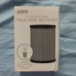 PureZone Mini True HEPA Air Filter - Black